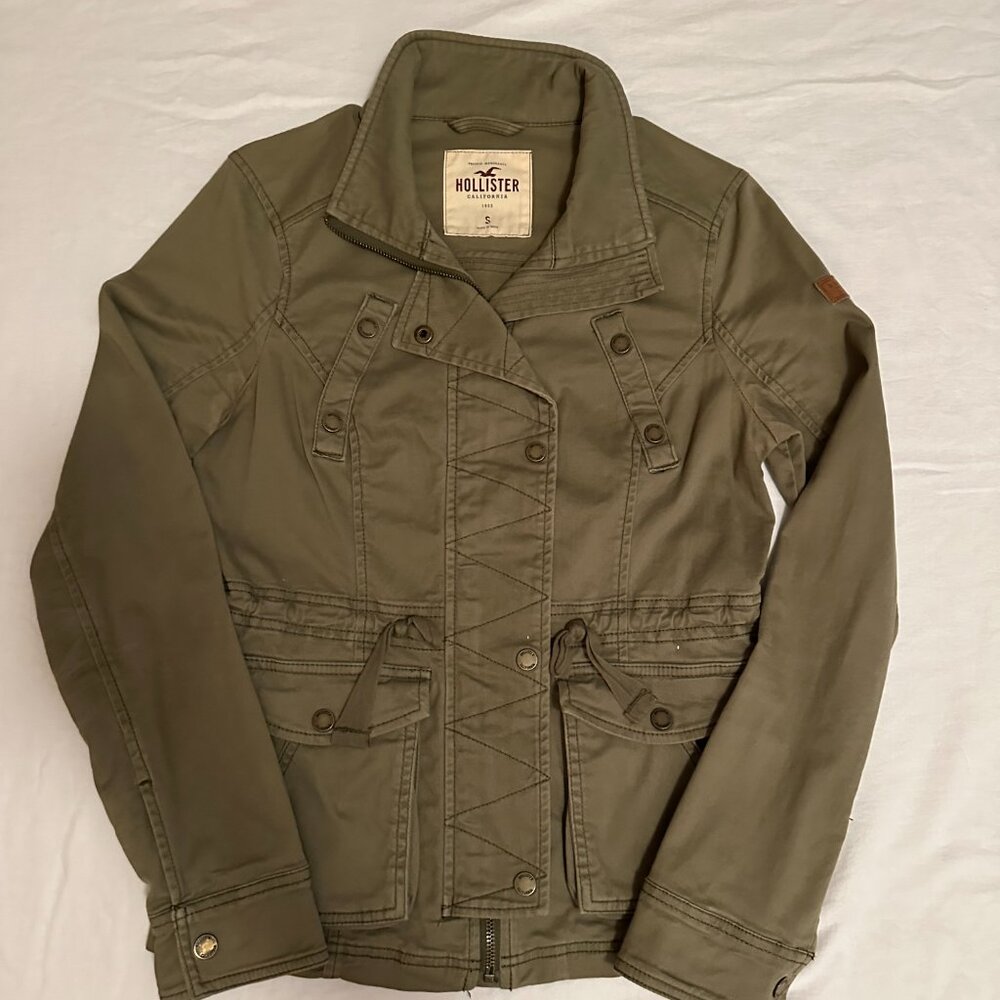 Hollister Olive Green Outdoor Jacket